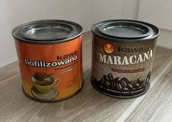 Stare puszki PRL Amino, po kawie z 82 roku