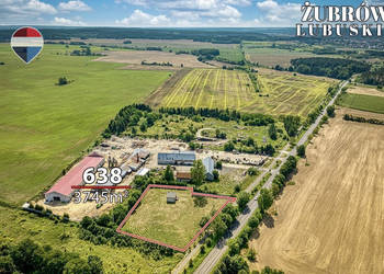 Działka inwestycyjna z WZ, 3.745 m²