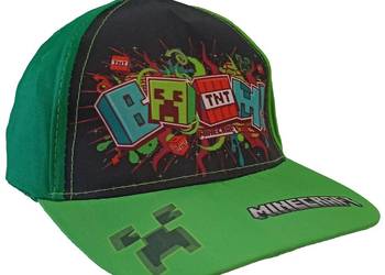 Czapka Czapeczka Minecraft Baseballówka Dzieci Bejsbolówka