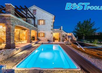 Basen poliestrowy TUNIS 6.5x3.2x1.55m marki Bestpools