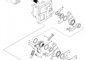 New Holland T6090 T6070 Dżwignia sterująca 87689266