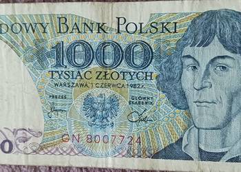 1000 zł M. Kopernik seria GN 1.VI.19982 r.