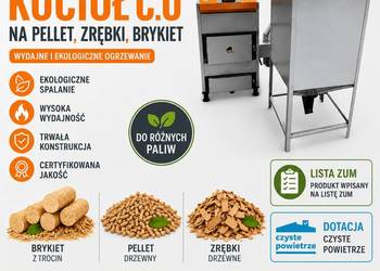 Kocioł na biomasę BIOWARMER – zrębki, pellet, owies, kukurydza i agrobiomas