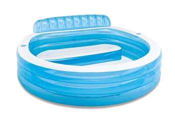 Basen ogrodowy z siedzeniami 229x224 cm INTEX 57190