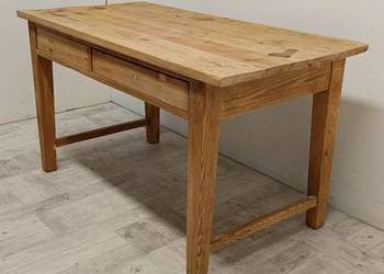 stół wiejski drewniany wintage sosnowy blat drewno kuchenny