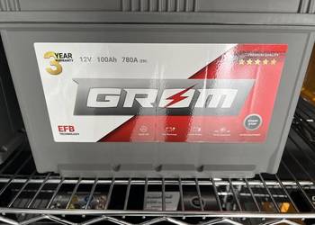 Akumulator JAPAN EFB 100Ah 780A GROM, DARMOWY DOWÓZ