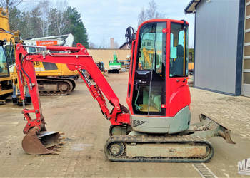 Minikoparka Yanmar ViO20-4 / Morin M1 dwie łyżki / Gumowe gąsienice