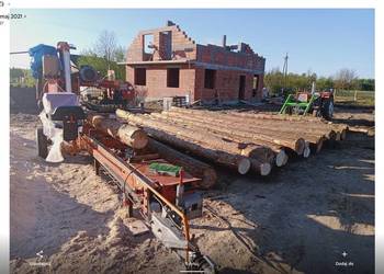 Tartak trak taśmowy przejezdny