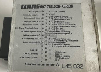 Claas Xerion 3300 Moduł / Sterownik XIF 597788.0 | 597788.1 | 597788.2