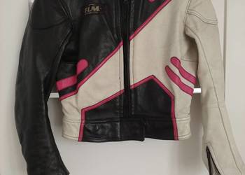 Kurtka motocyklowa, skórzana.