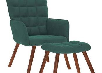 vidaXL Fotel relaksacyjny ze stołkiem(SKU:4016823)