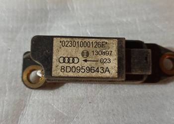 CZUJNIK UDERZENIOWY AIRBAG A4 B5 SENSOR UDERZENIA 8D0959643A
