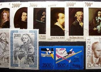 K Znaczki polskie rok 1992 - I kwartał kasowany