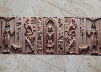 Bieżnik na stół z egipskim wzorem