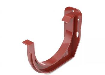 Uchwyt rynny czołowy 75 mm czerwony Bryza PVC