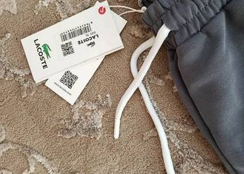 Spodnie dresowe Lacoste Classic - top one, jednolite szare, rozmiar XL