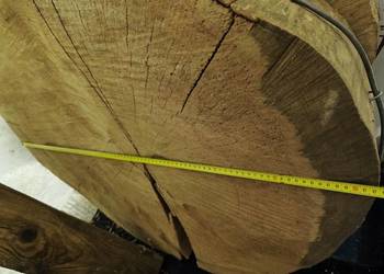 Plastry bukowe na stolik,ozdoba śr.90cm gr.14cm 2szt.