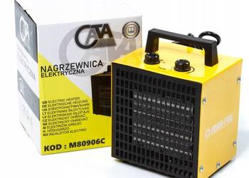 NAGRZEWNICA ELEKTRYCZNA 3KW DMUCHAWA FARELKA GRZEJNIK + TERMOSTAT MOCNA PTC