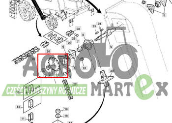 AZ63542 KOŁO ZĘBATE Z30 JD