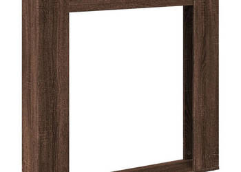 Obudowa kominka brązowy dąb 100x20x100 cm WM-854577