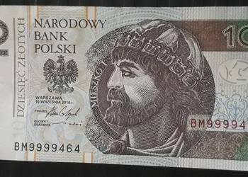 10 złotych Mieszko I 2016 r. numer 9999