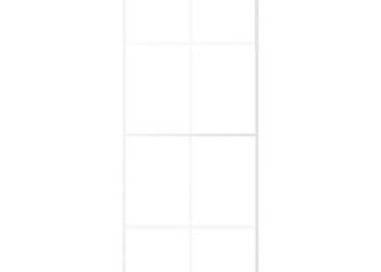 vidaXL Drzwi przesuwne, matowe szkło ESG i aluminium(SKU:151669)