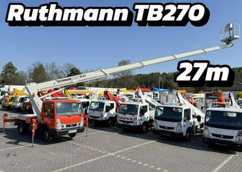 Nissan Cabstar Podnośnik Koszowy 27m RUTHMANN TB 270 Zwyżka UDT Wumag GSR …