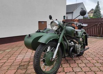 KMZ K750 z koszem bocznym po renowacji. Zarejestrowany