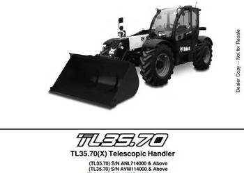 Bobcat TL35.70 instrukcja naprawcza serwisowa PL