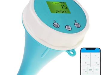 Inteligentny Tester Wody 6w1 Bluetooth | pH, Chlor, ORP, EC | Basen, S