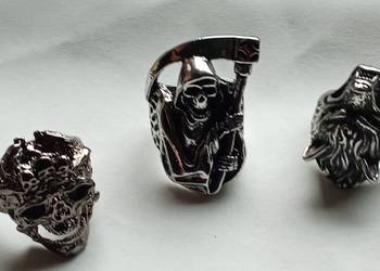 Pierścienie dla mężczyzn jeżdżących  motorem