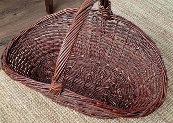 Duży koszyk wiklinowy 65x45x25