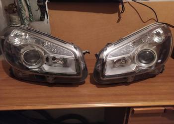 Lampy przednie qashqai uszkodzone