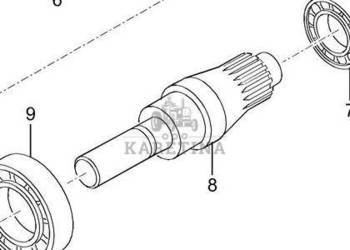 New Holland TX66 TX67 TX68 Wałek CZĘŚCI 84012559