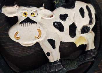 Wieszaczki z krówką podstawka sielskie