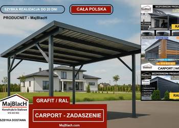 Garaż Blaszany/Zadaszenie do domu /WIATA /Altanka/Carport – Maj-BlacH