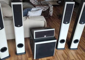 Zestaw hifi Dynamics, 6 części , aktywny subwoofer 8"1