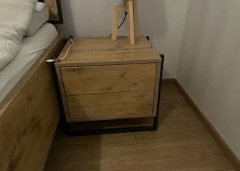 Łóżko 140x200 szafka nocka, toaletka, komoda styl loft, loftów