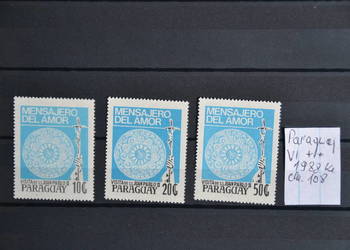 Znaczki. Papież Jan Paweł II Paragwaj VI ** Ks Chrostowski 108