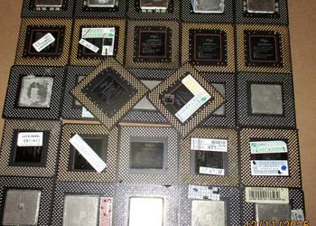 27sztuk procesory Intel Pentium MMX tech Celeron złom odzysk metali