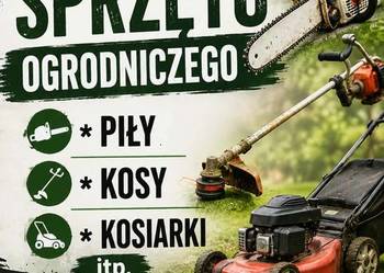 Oferuje naprawy sprzętu ogrodniczego