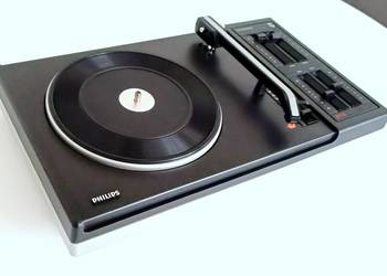 Gramofon Vintage PHILIPS 22GF 614 z kolumnami