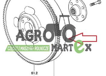 0.076.1247.3, 007612473 KOŁO ZAMACHOWE SDF