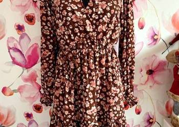 shein sukienka kwiecista kwiaty jak nowa hit roz.36