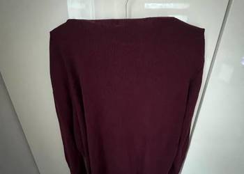 Uroczy bordowy sweterek Pasin M/L