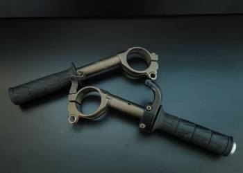 Kierownice ZX6R 636 2005 2006 clip on manetki rolgaz komplet