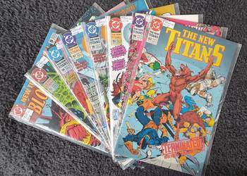 The New Titans - zestaw 8 oryginalnych komiksów DC USA