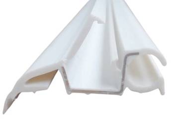 Listwa dolna fartuchowa biała 3000mm do przyczepy Hobby