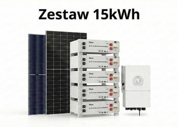 Zestaw budżetowy 15kWh HV (panele, inwerter, 3 fazy, magazyn 25kWh)