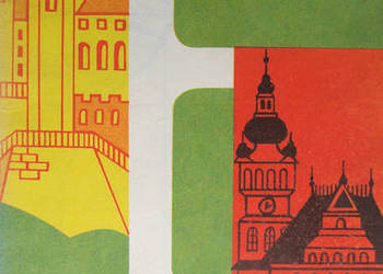 BIELSKO-BIAŁA - Plan miasta. PPWK 1982